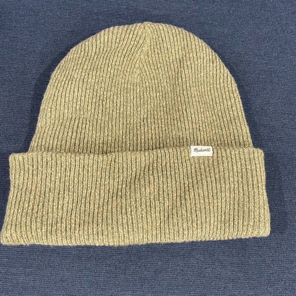 Women's Madewell Sage Green Wool Winter Beanie